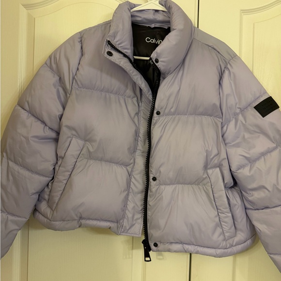 Calvin Klein Jackets & Blazers - Calvin Klein Lavender Puffer Coat